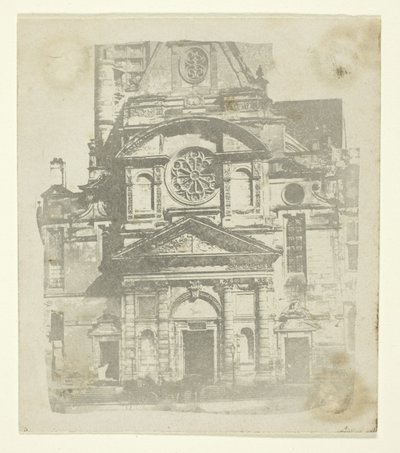 St. Etienne du Mont, Fasada autorstwa William Henry Fox Talbot