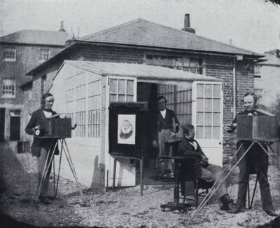 Studio Talbota w Reading (zdjęcie czarno-białe) autorstwa William Henry Fox Talbot