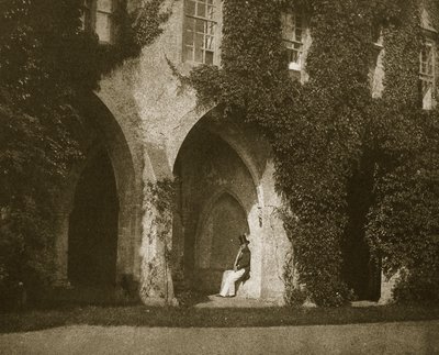 Starożytna zakrystia, wrzesień 1845 (odbitka na papierze solnym z negatywu kalotypu) autorstwa William Henry Fox Talbot