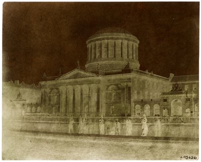 The Four Courts, Dublin (papierowa kamera negatywowa) autorstwa William Henry Fox Talbot