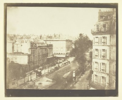 Widok na bulwary w Paryżu autorstwa William Henry Fox Talbot