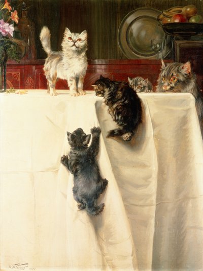 Koty autorstwa William Henry Hamilton Trood