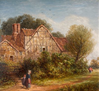 Angielska chata, 1880. autorstwa William Henry Hill