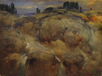 Opuszczone podłoże lodowca autorstwa William Henry Holmes