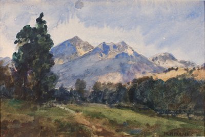 Wyoming Foot Hills autorstwa William Henry Holmes