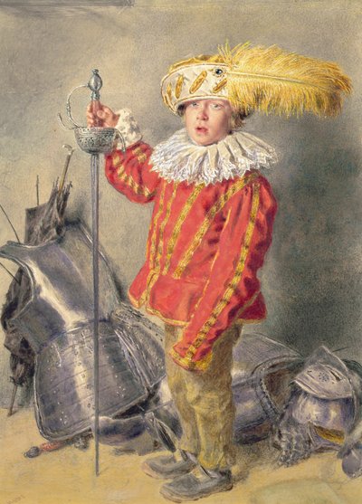 Odważny wojownik autorstwa William Henry Hunt