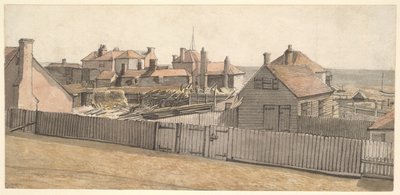 Chaty rybackie w Hastings autorstwa William Henry Hunt