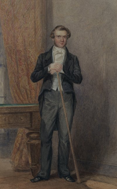 Pan młody komnat (akwarela na papierze) autorstwa William Henry Hunt