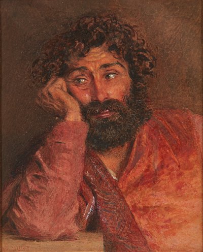 Portret mężczyzny (akwarela) autorstwa William Henry Hunt