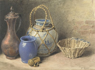 Martwa natura z imbirowym słoikiem, ok. 1825 (wc nad grafitem na papierze) autorstwa William Henry Hunt