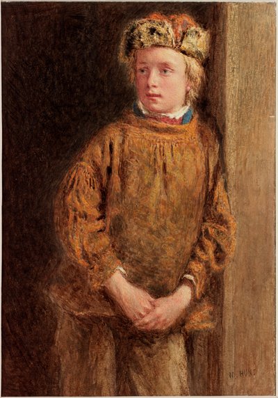 Rybak (bc i wc na papierze tkanym) autorstwa William Henry Hunt