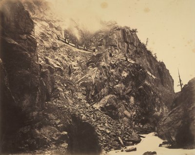 Kanion Rio las Animas, ok. 1930 r. 1882-1886. autorstwa William Henry Jackson