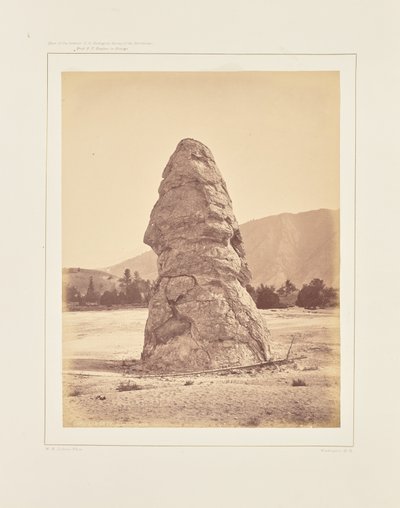 Czapka wolności, Mammoth Hot Springs autorstwa William Henry Jackson