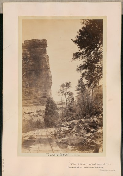 „Brama zamkowa.” Utah autorstwa William Henry Jackson