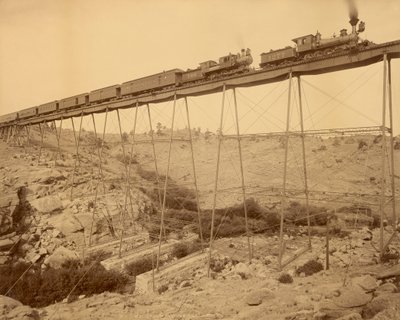Dale Creek Bridge, Wyoming by Jackson autorstwa William Henry Jackson
