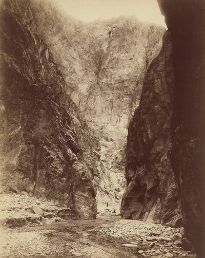 Diamond River Canyon, 1885 (zdjęcie) autorstwa William Henry Jackson