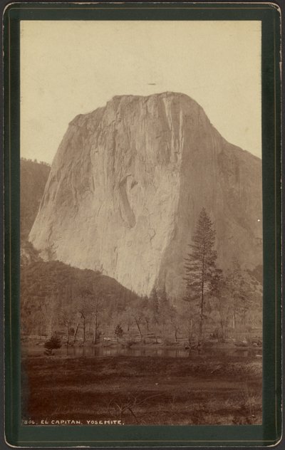 El Capitan, Yosemite autorstwa William Henry Jackson