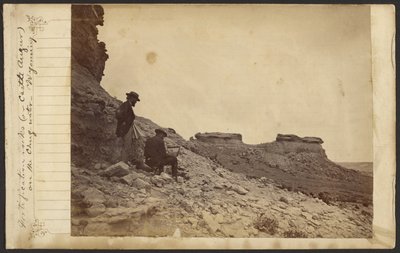 [Skały Forteczne (lub Castle Augur) nad Chugwater, Wyoming] autorstwa William Henry Jackson