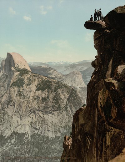 Glacier Point i South Dome, Dolina Yosemite, Kalifornia, opublikowane w 1898 roku (zdjęcie) autorstwa William Henry Jackson