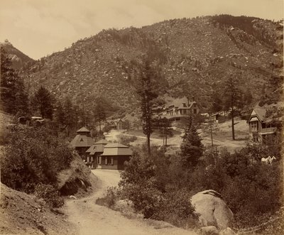 Hotel Iron Springs, Manitou autorstwa William Henry Jackson