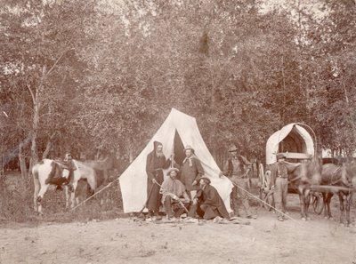 Na wycieczce na Górę Świętego Krzyża, 1874 autorstwa William Henry Jackson