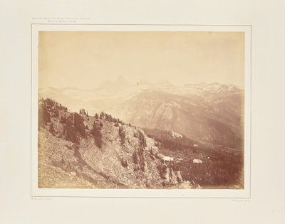 Panoramiczny widok na pasmo Téton autorstwa William Henry Jackson