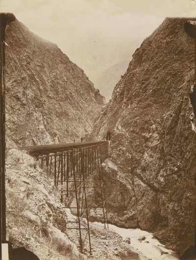 Puente Infernillo autorstwa William Henry Jackson