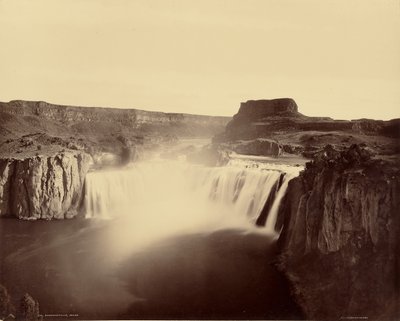 Wodospady Shoshone, Idaho autorstwa William Henry Jackson