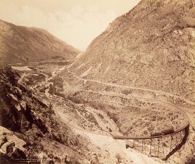 „Pętla” w pobliżu Georgetown w Kolorado autorstwa William Henry Jackson