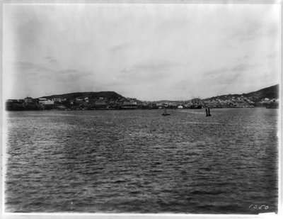Władywostok - panoramiczny widok z portu autorstwa William Henry Jackson