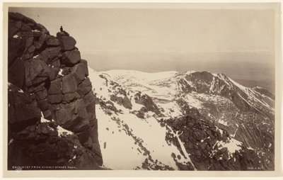 Na zachód od szczytu Pikes Peak autorstwa William Henry Jackson