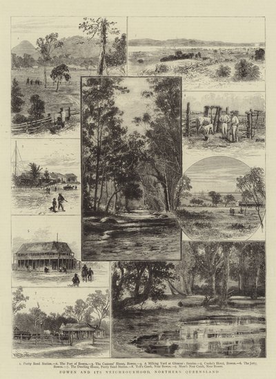 Bowen i jego sąsiedztwo, północny Queensland autorstwa William Henry James Boot