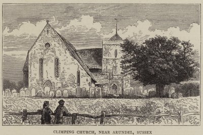 Kościół wspinaczkowy, niedaleko Arundel, Sussex autorstwa William Henry James Boot