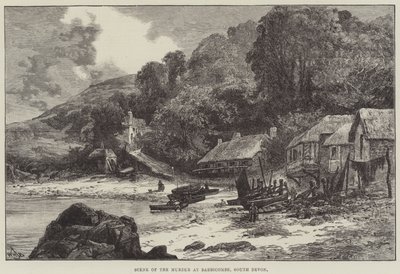 Miejsce morderstwa w Babbicombe, South Devon autorstwa William Henry James Boot