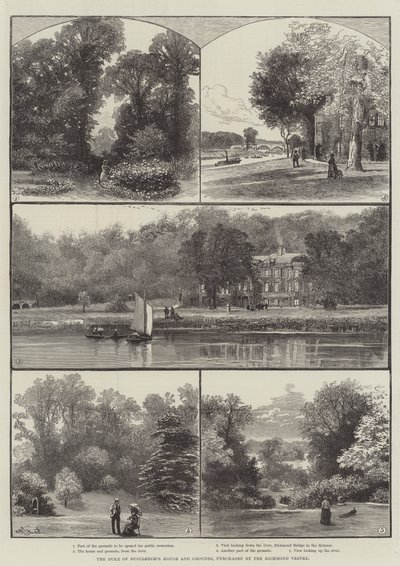 Duke of Buccleuch House and Grounds, zakupiony przez Richmond Vestry autorstwa William Henry James Boot