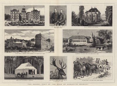 Niedawna wizyta księcia Albany w Niemczech autorstwa William Henry James Boot
