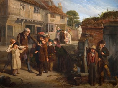 Rozbite okno, 1855 autorstwa William Henry Knight