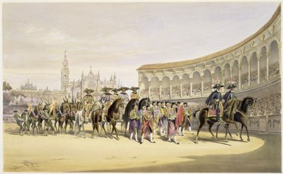 Wejście Toreros w procesji, 1865 autorstwa William Henry Lake Price