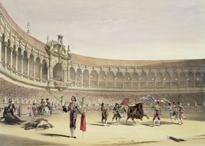 Plac w Sewilli, 1865 r. autorstwa William Henry Lake Price