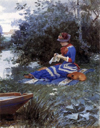Spokojne popołudnie, 1880 autorstwa William Henry Lippincott