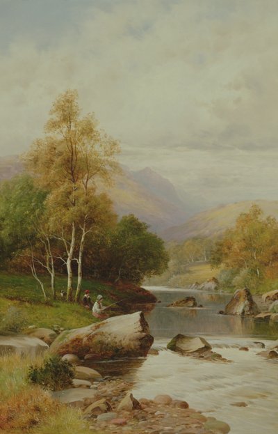 Ciche miejsce w dolinie Festiniog, Walia, 1909 autorstwa William Henry Mander