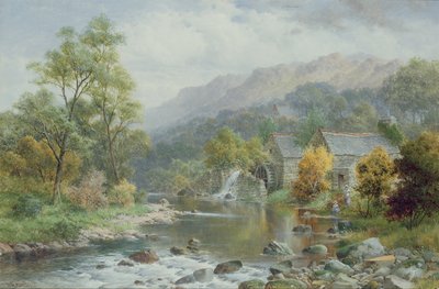 Zbliżająca się jesień na Arran, Dolgelly (para 77868) autorstwa William Henry Mander