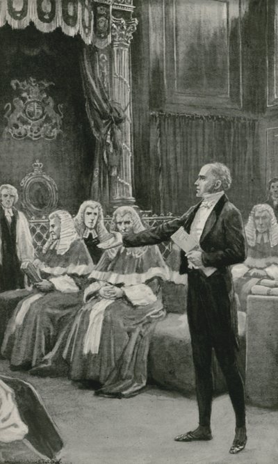 Earl Gray apeluje do Bench of Bishops o uchwalenie ustawy reformującej autorstwa William Henry Margetson