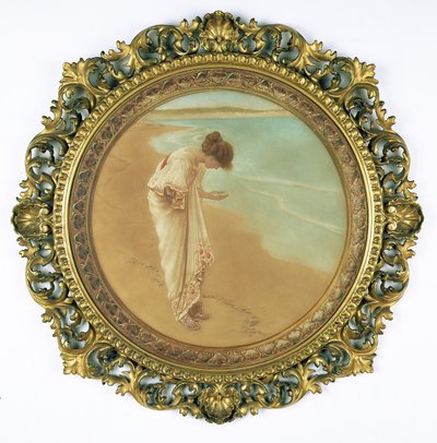 Morze ma swoje perły (mezzotinta) autorstwa William Henry Margetson