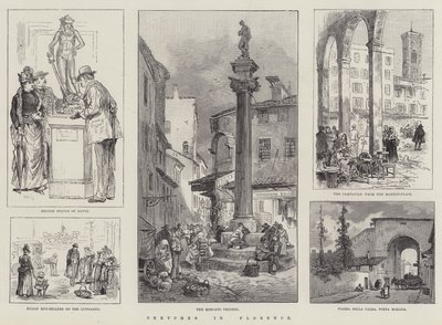 Szkice we Florencji autorstwa William Henry Pike