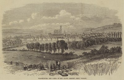 Weissenburg, scena pierwszego zwycięstwa książąt koronnych autorstwa William Henry Prior