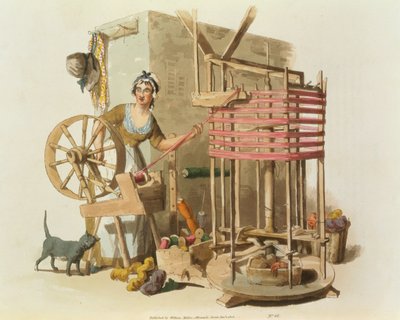 Kobieta Skeiner, rytowana przez artystę, 1808 (akwatinta) autorstwa William Henry Pyne