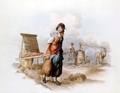 Brickfield, 1808 autorstwa William Henry Pyne