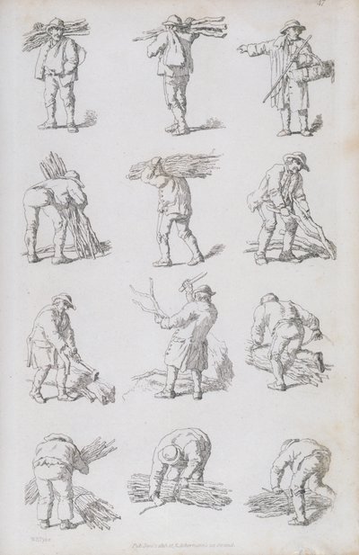 Ilustracja z „Akwaforty rustykalne: dla upiększenia krajobrazu”, 1815 autorstwa William Henry Pyne
