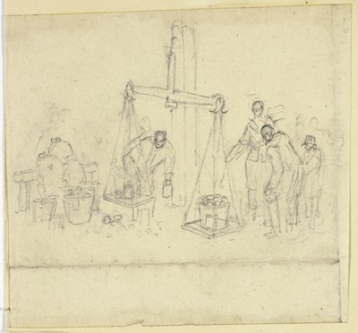 Wagi w Market autorstwa William Henry Pyne